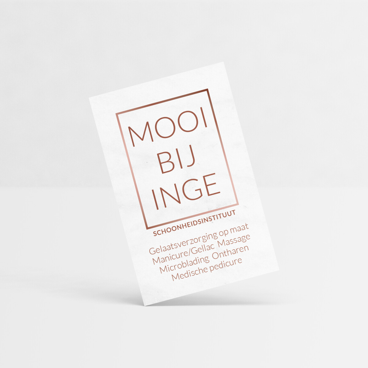 Naamkaartje – Mooi bij Inge