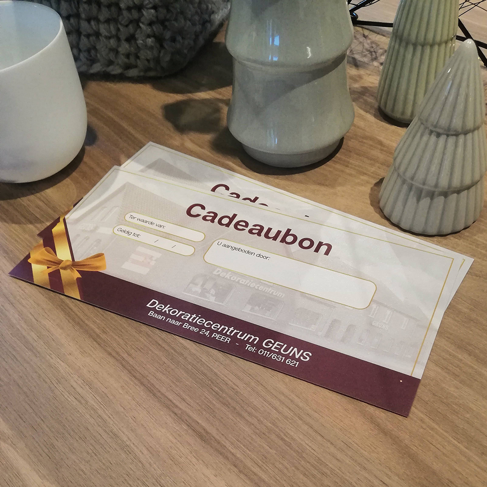 Cadeaubon – Geuns – vierkant